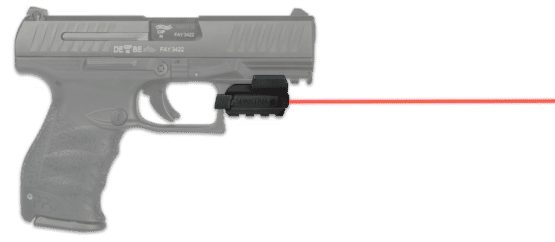 LaserMax SPSR Spartan 5mW red laser for rail equipped handguns.